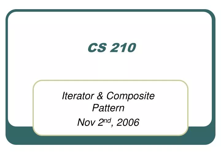 cs 210