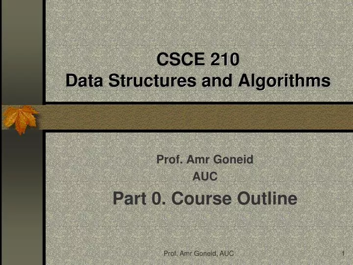 csce 210 data structures and algorithms