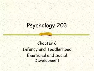 Psychology 203