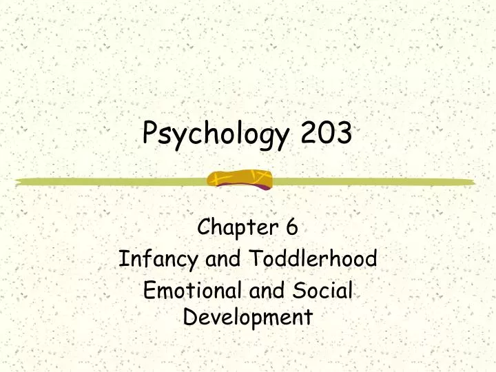 psychology 203