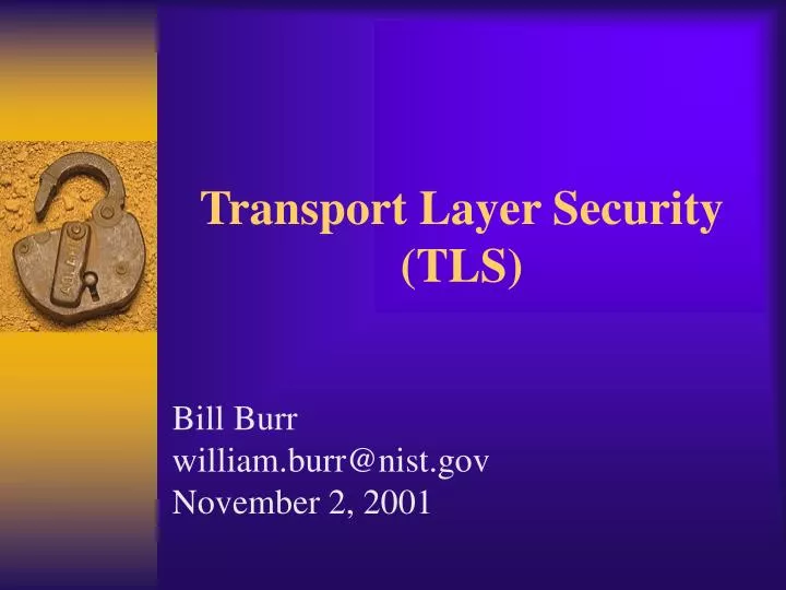transport layer security tls