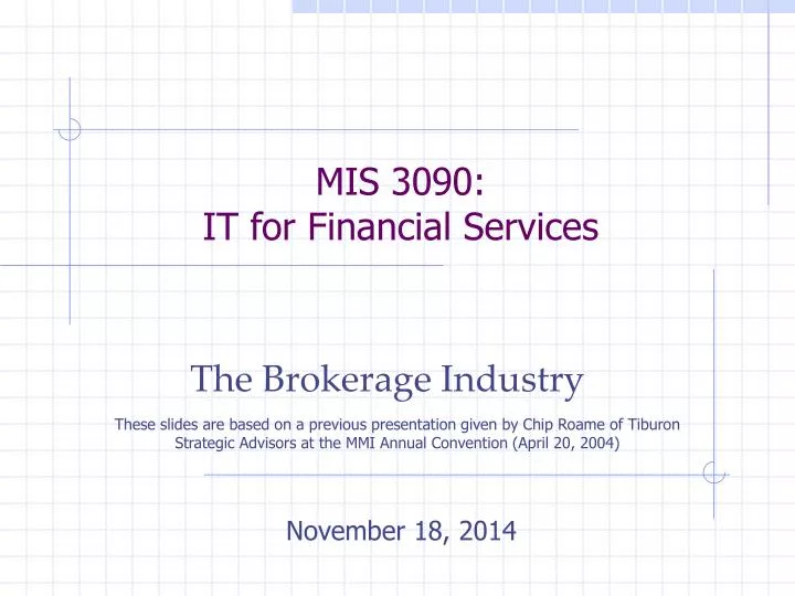 mis 3090 it for financial services