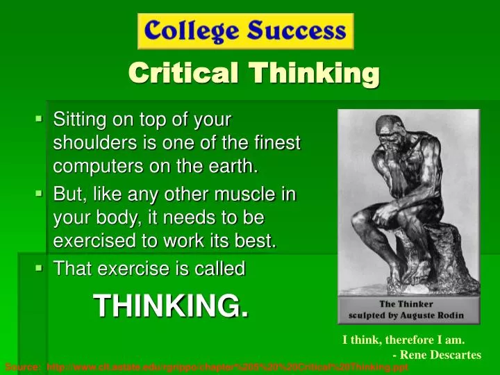 critical thinking