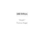 Exploring Thomas Nagel's Insights on Death and Its Moral Implications - slide 1