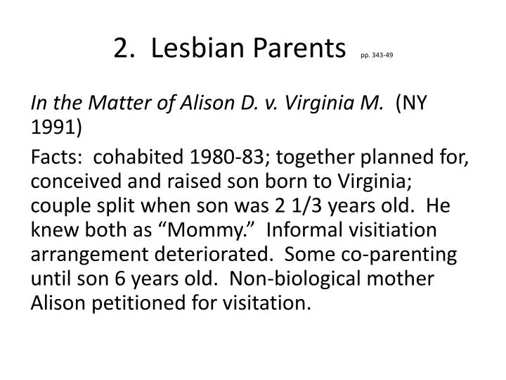 2 lesbian parents pp 343 49