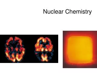 Nuclear Chemistry