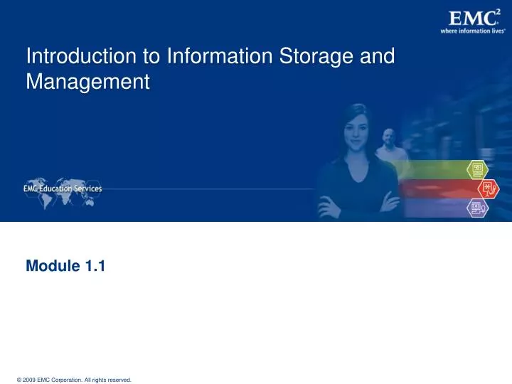 introduction to information storage and management
