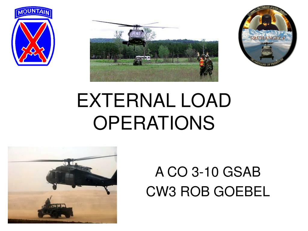 PPT - EXTERNAL LOAD OPERATIONS PowerPoint Presentation, free download ...