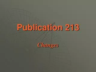 Publication 213