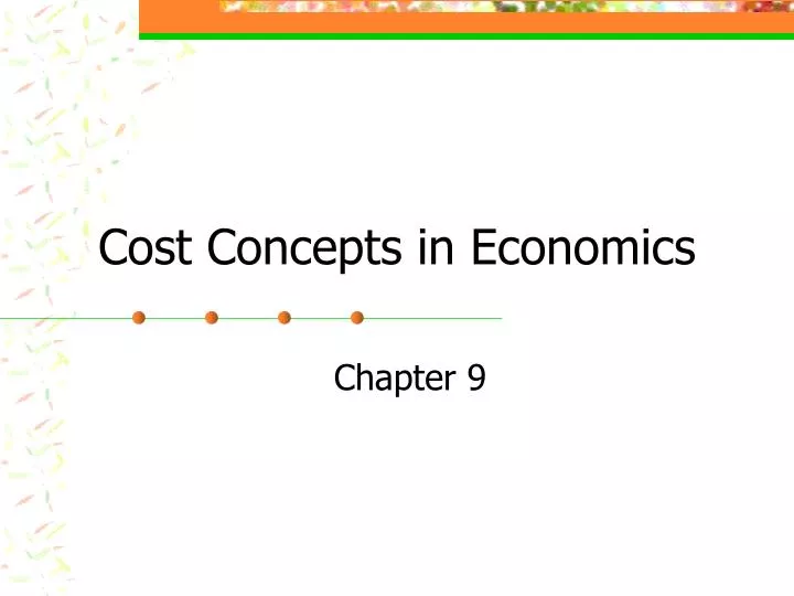 cost concepts in economics