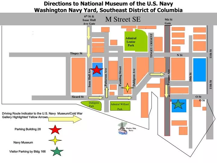 directions to national museum of the u s navy washington navy yard southeast district of columbia