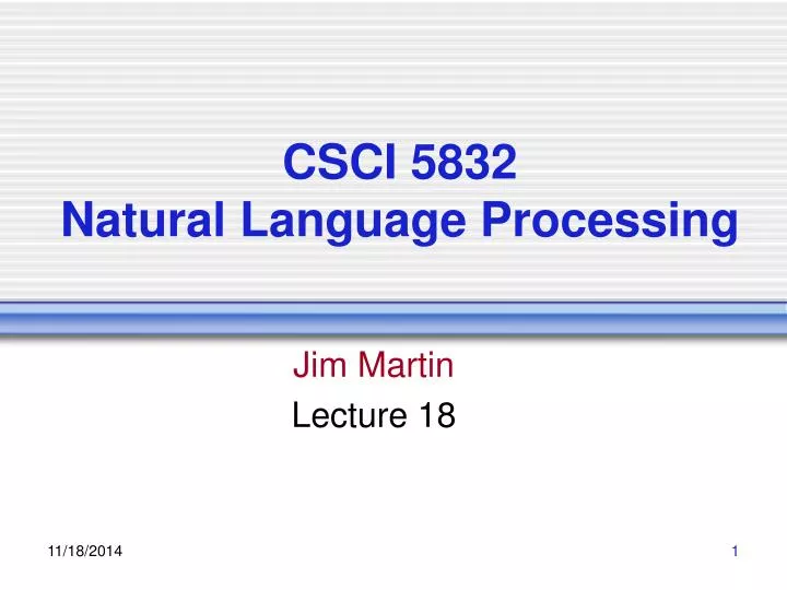 csci 5832 natural language processing