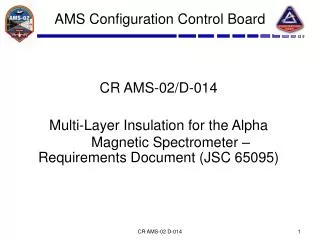 AMS Configuration Control Board