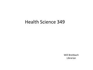 Health Science 349