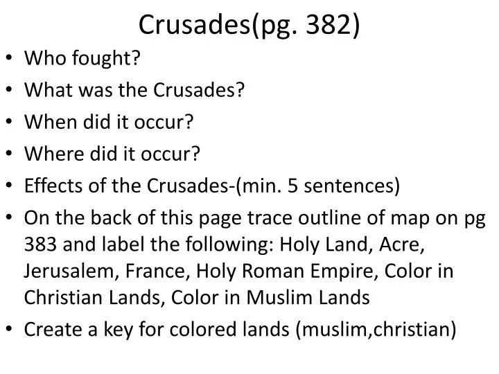 crusades pg 382