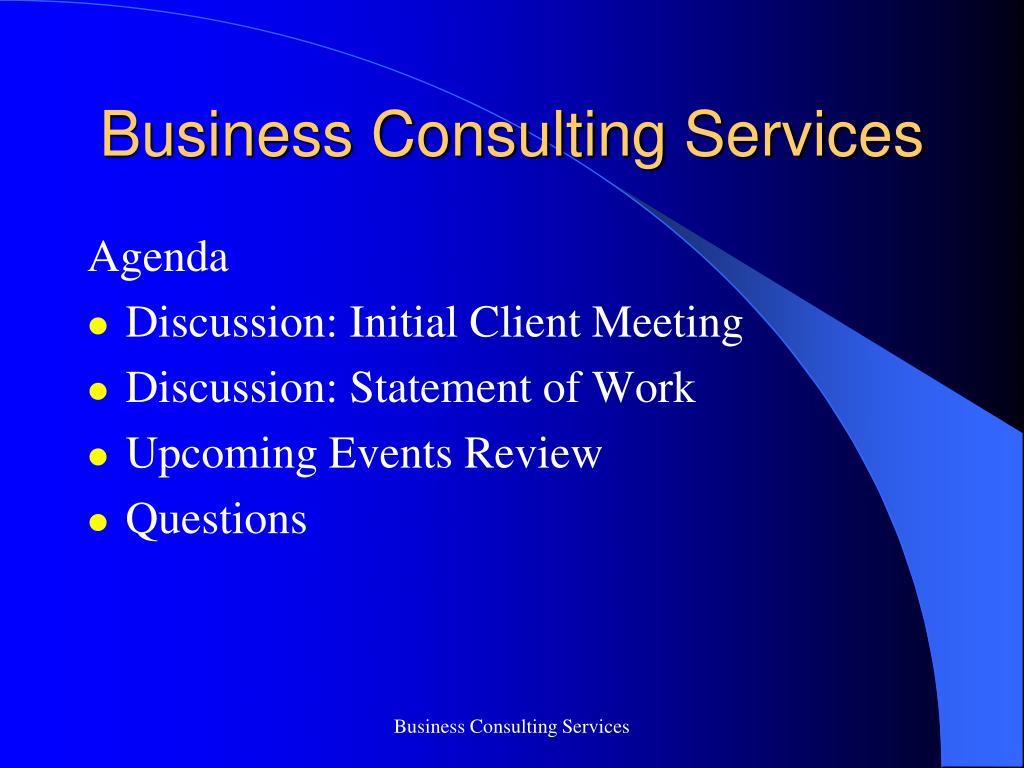 PPT - Business Consulting Services PowerPoint Presentation, free ...