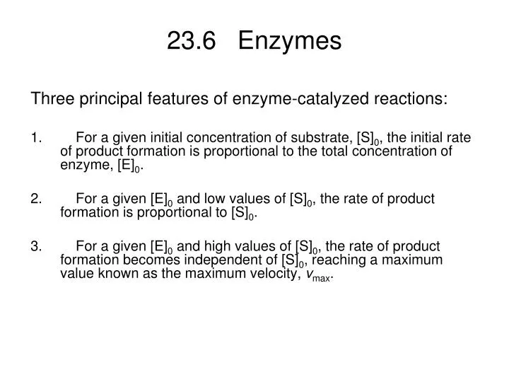 23 6 enzymes