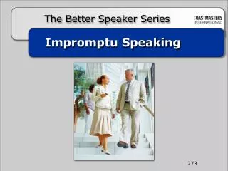 Impromptu Speaking