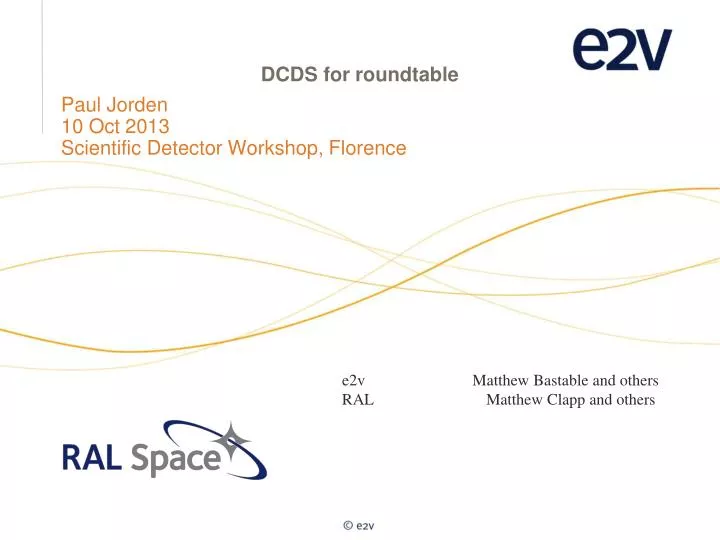 dcds for roundtable
