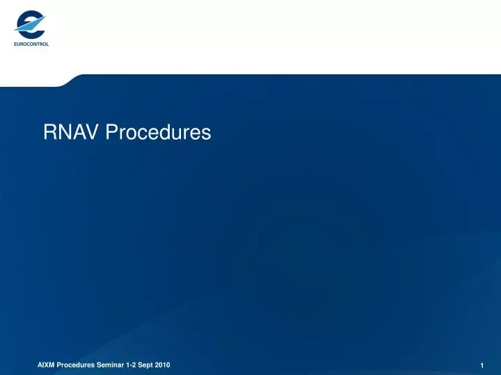 rnav procedures