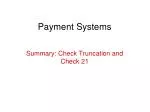 Payment Systems - slide 1