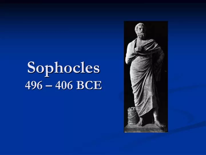 sophocles 496 406 bce