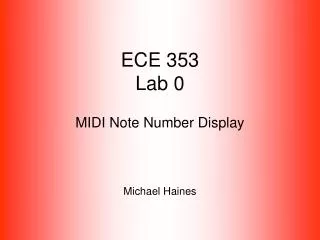 ECE 353 Lab 0