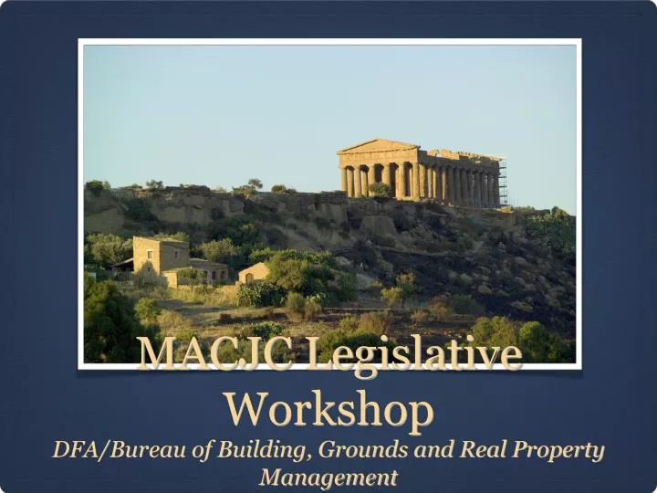 macjc legislative workshop