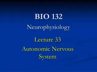 BIO 132