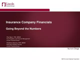 Insurance Company Financials Going Beyond the Numbers