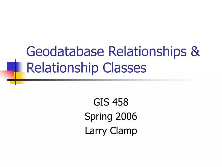 geodatabase relationships relationship classes