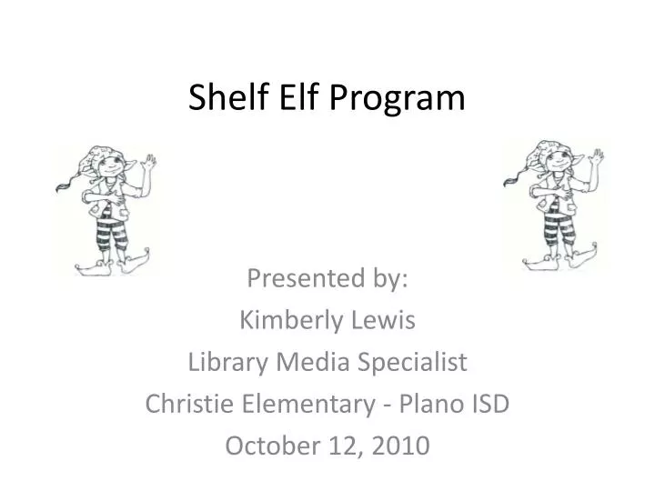 shelf elf program