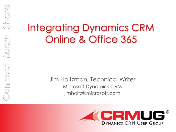 integrating dynamics crm online office 365