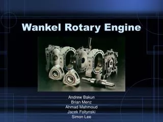 Wankel Rotary Engine