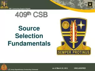 409 th CSB