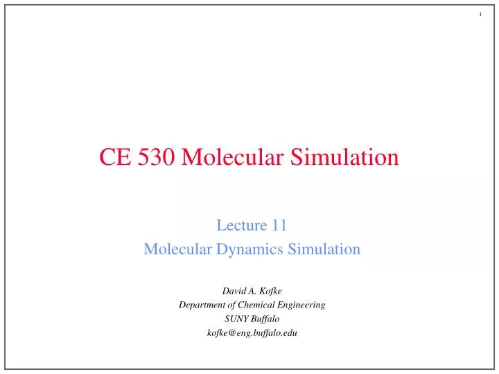 ce 530 molecular simulation