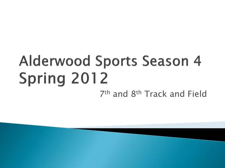 alderwood sports season 4 spring 2012