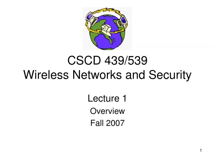 cscd 439 539 wireless networks and security