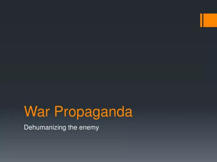 war propaganda