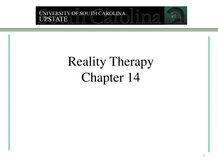 reality therapy chapter 14