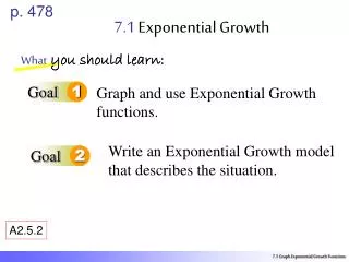 7.1 Exponential Growth