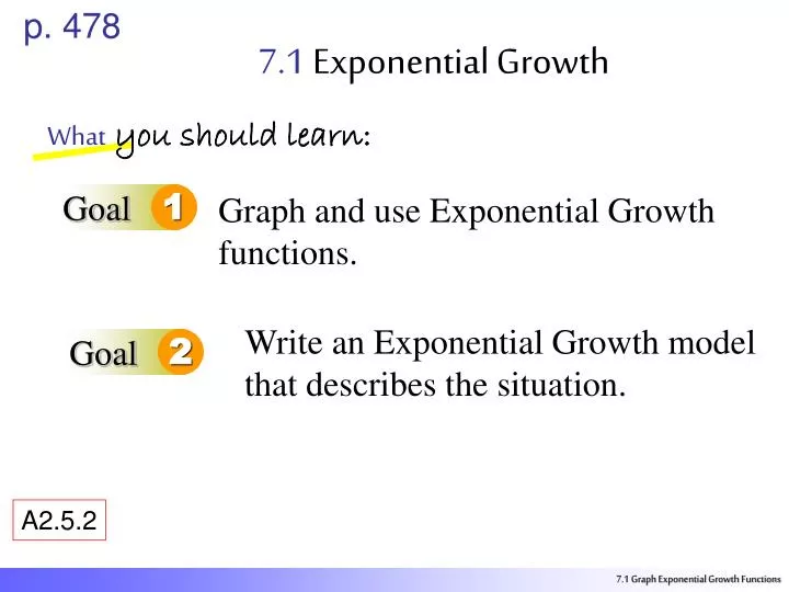 7 1 exponential growth