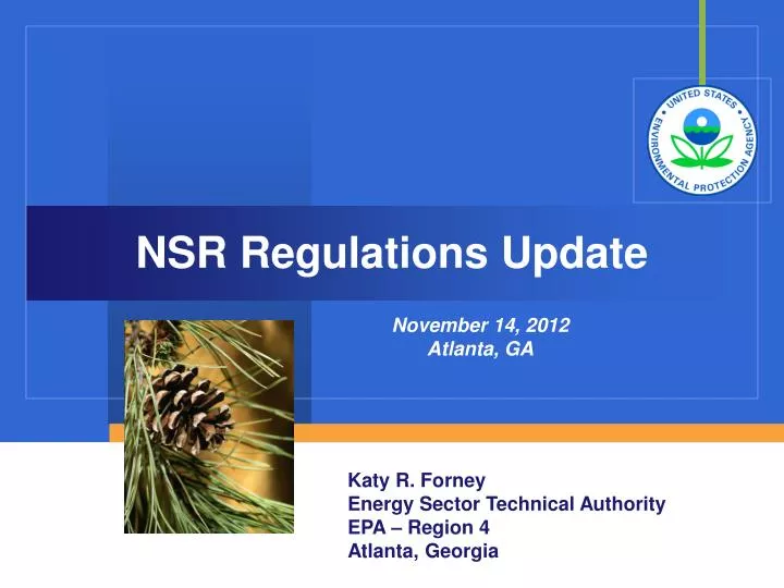 nsr regulations update