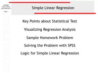 Simple Linear Regression