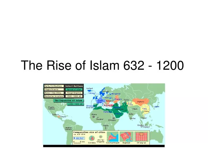 the rise of islam 632 1200