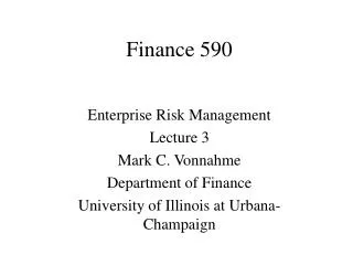 Finance 590
