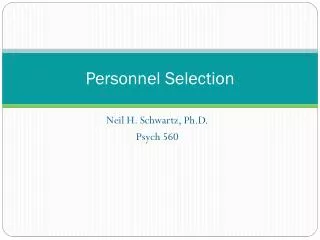 personnel selection