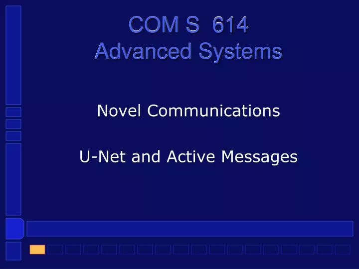 com s 614 advanced systems