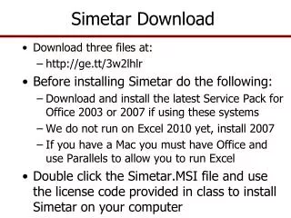 Simetar Download