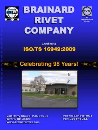 BRAINARD RIVET COMPANY